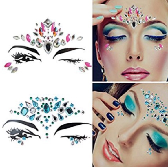 (F) Adhesive Facial Jewels - Picture 3 of 8